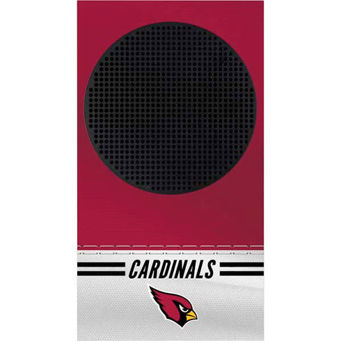 NFL Arizona Cardinals White Striped Xbox Series S Console Skin